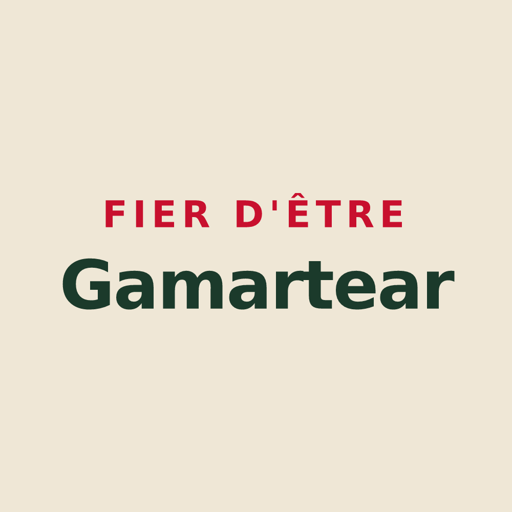 Tote bag « Fier d'être Gamartear » — design pour Gamarthe