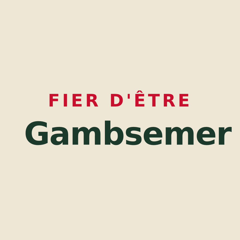 Tote bag « Fier d'être Gambsemer » — design pour Gambsheim