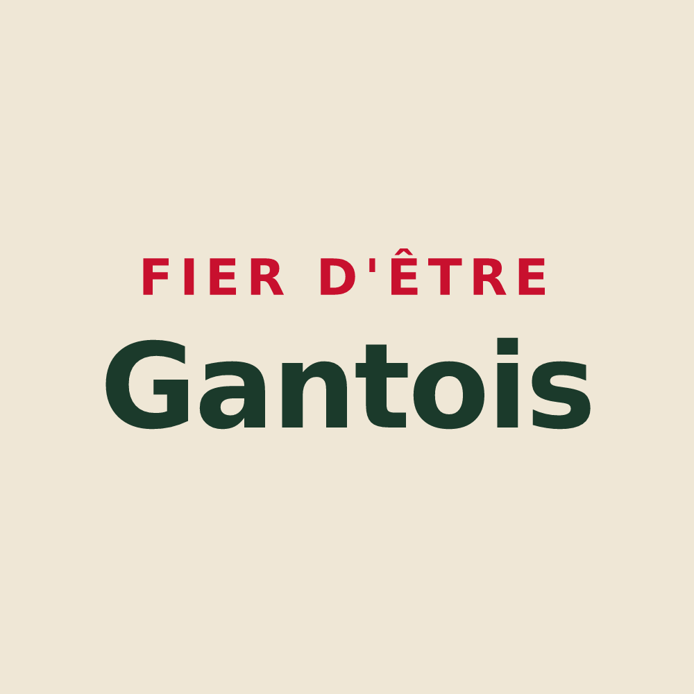 Tote bag « Fier d'être Gantois » — design pour Gan