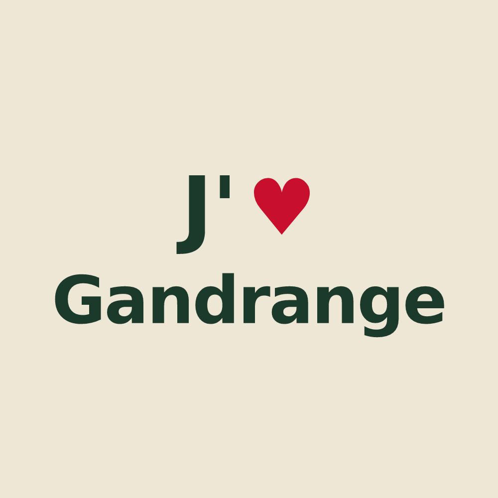 Tote bag personnalisé Gandrange — design J'aime Gandrange