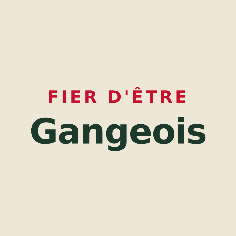 Tote bag « Fier d'être Gangeois » — design pour Ganges