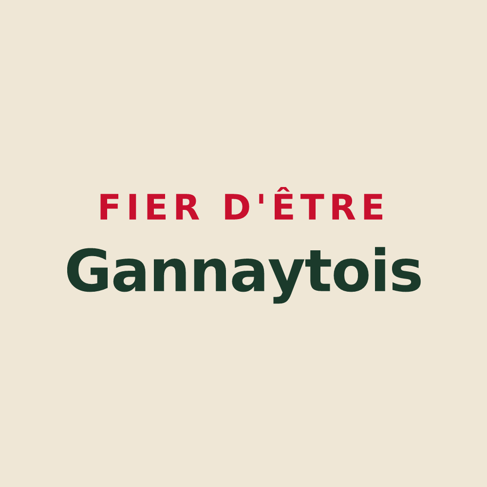 Tote bag « Fier d'être Gannaytois » — design pour Gannay-sur-Loire