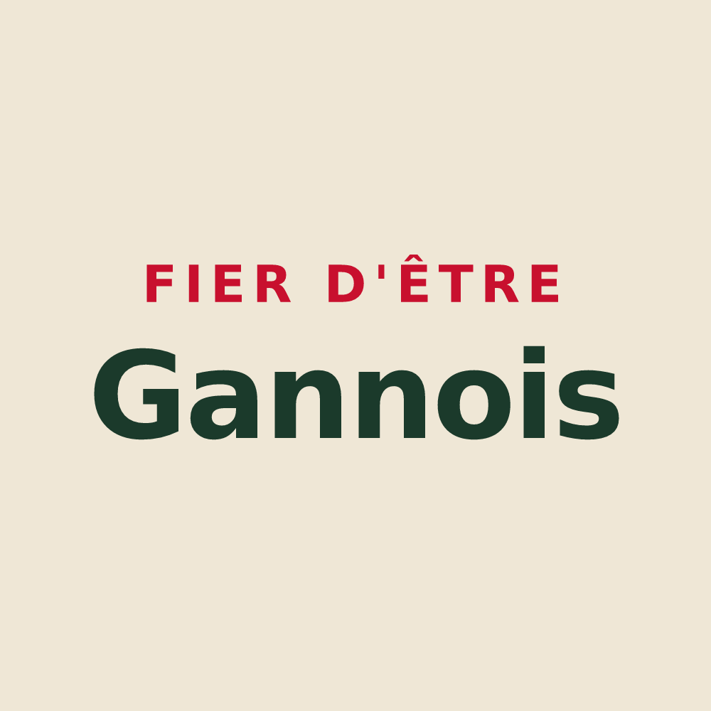 Tote bag « Fier d'être Gannois » — design pour Gannes