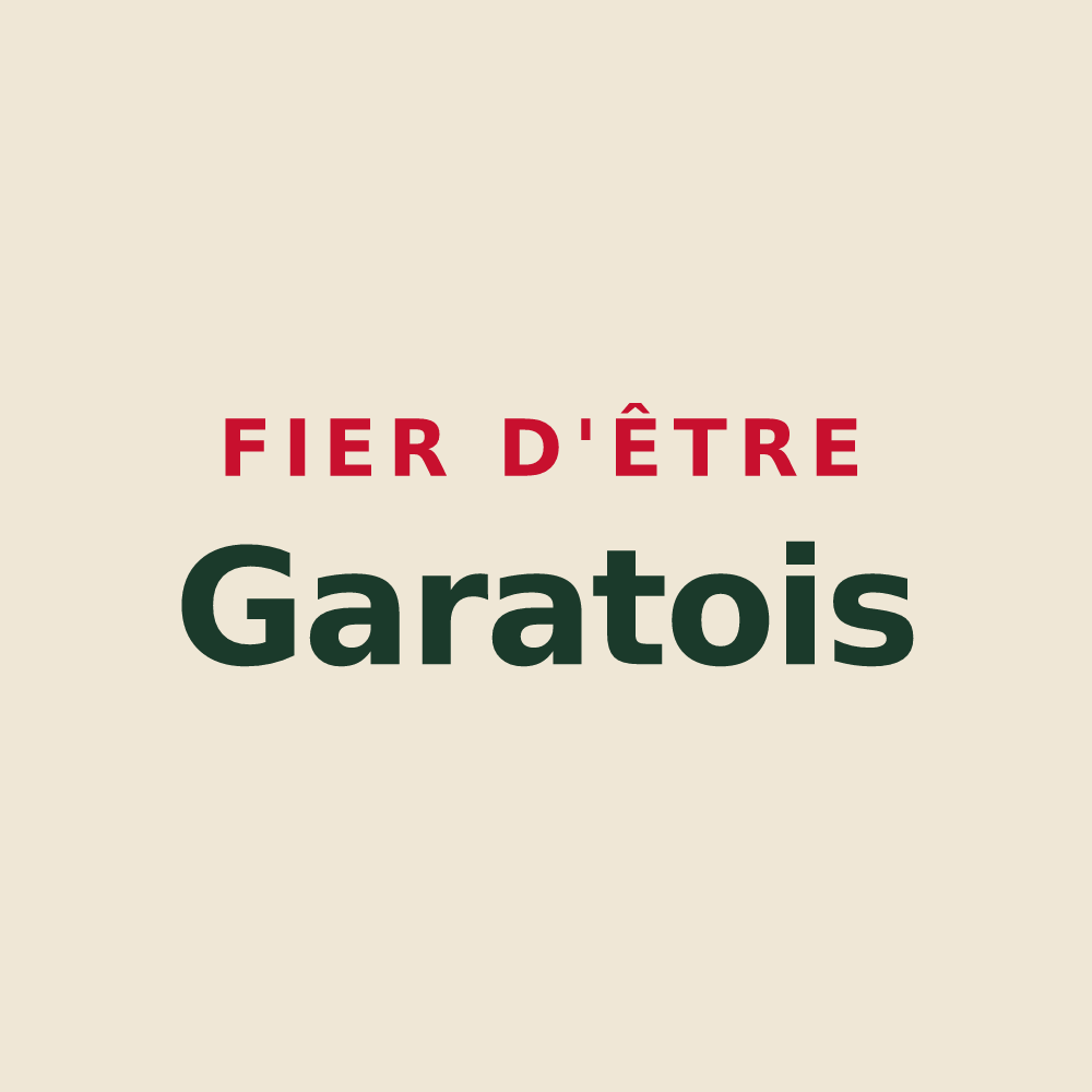 Tote bag « Fier d'être Garatois » — design pour Garat