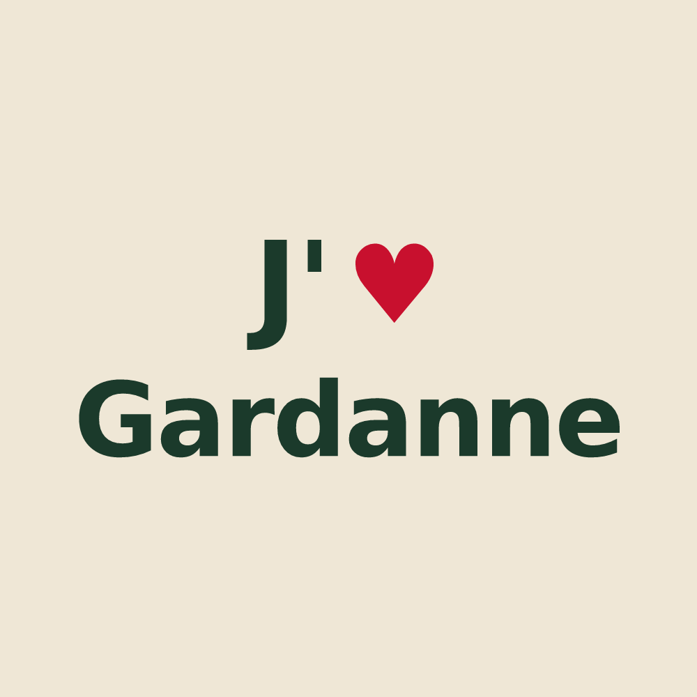 Tote bag personnalisé Gardanne — design J'aime Gardanne
