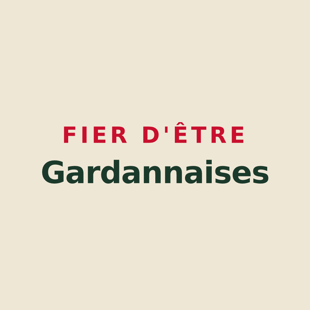 Tote bag « Fier d'être Gardannaises » — design pour Gardanne