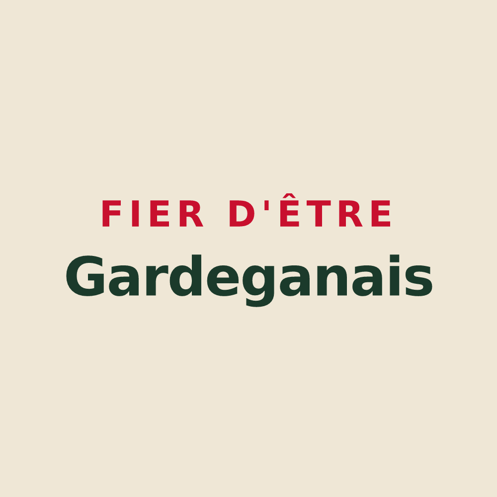 Tote bag « Fier d'être Gardeganais » — design pour Gardegan-et-Tourtirac