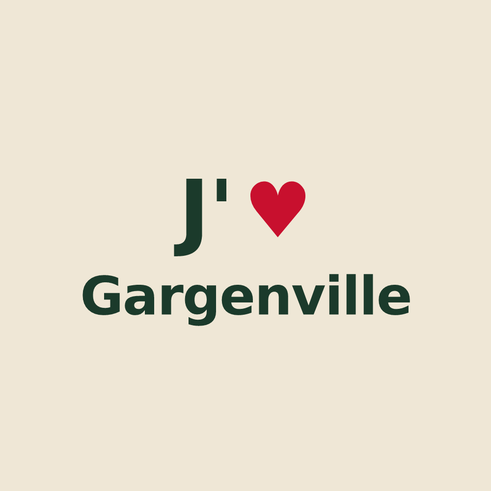 Tote bag personnalisé Gargenville — design J'aime Gargenville