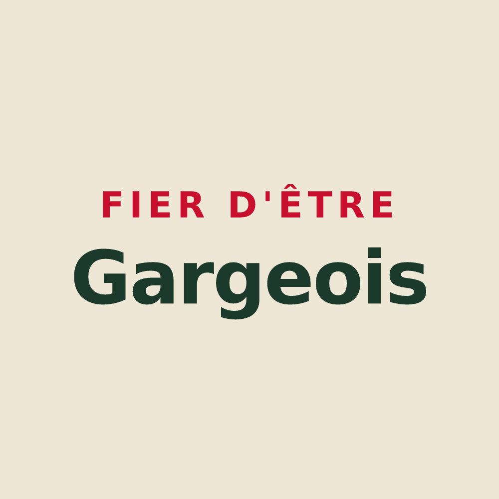 Tote bag « Fier d'être Gargeois » — design pour Garges-lès-Gonesse