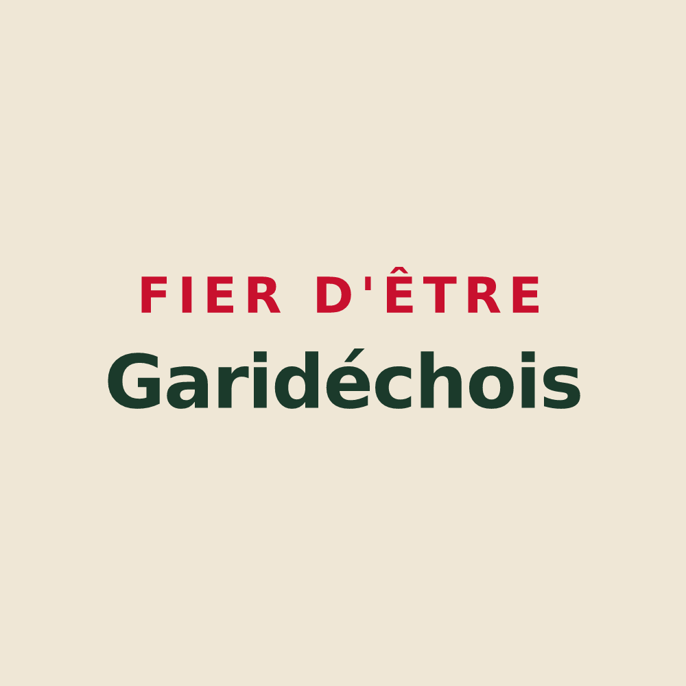 Tote bag « Fier d'être Garidéchois » — design pour Garidech