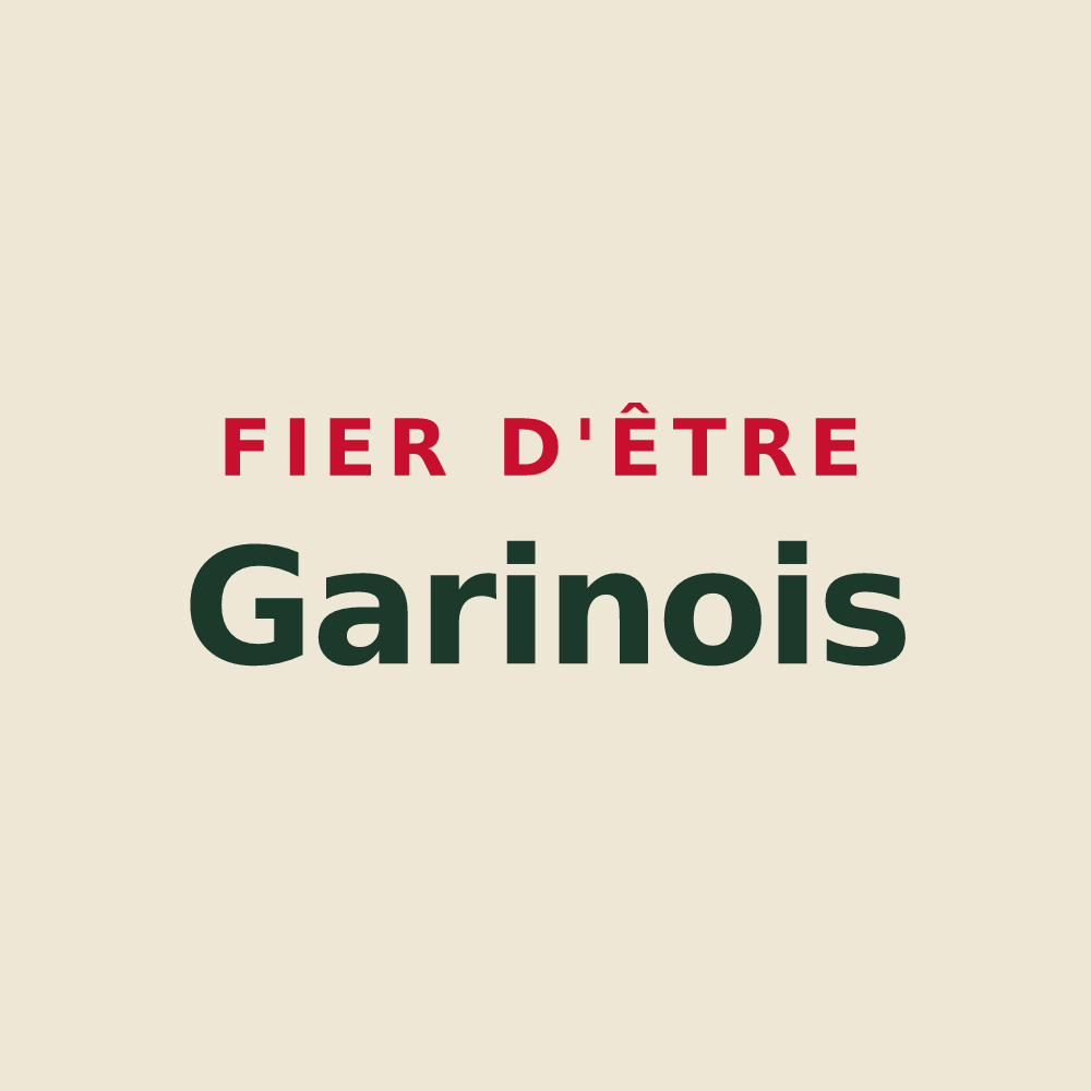 Tote bag « Fier d'être Garinois » — design pour Garin