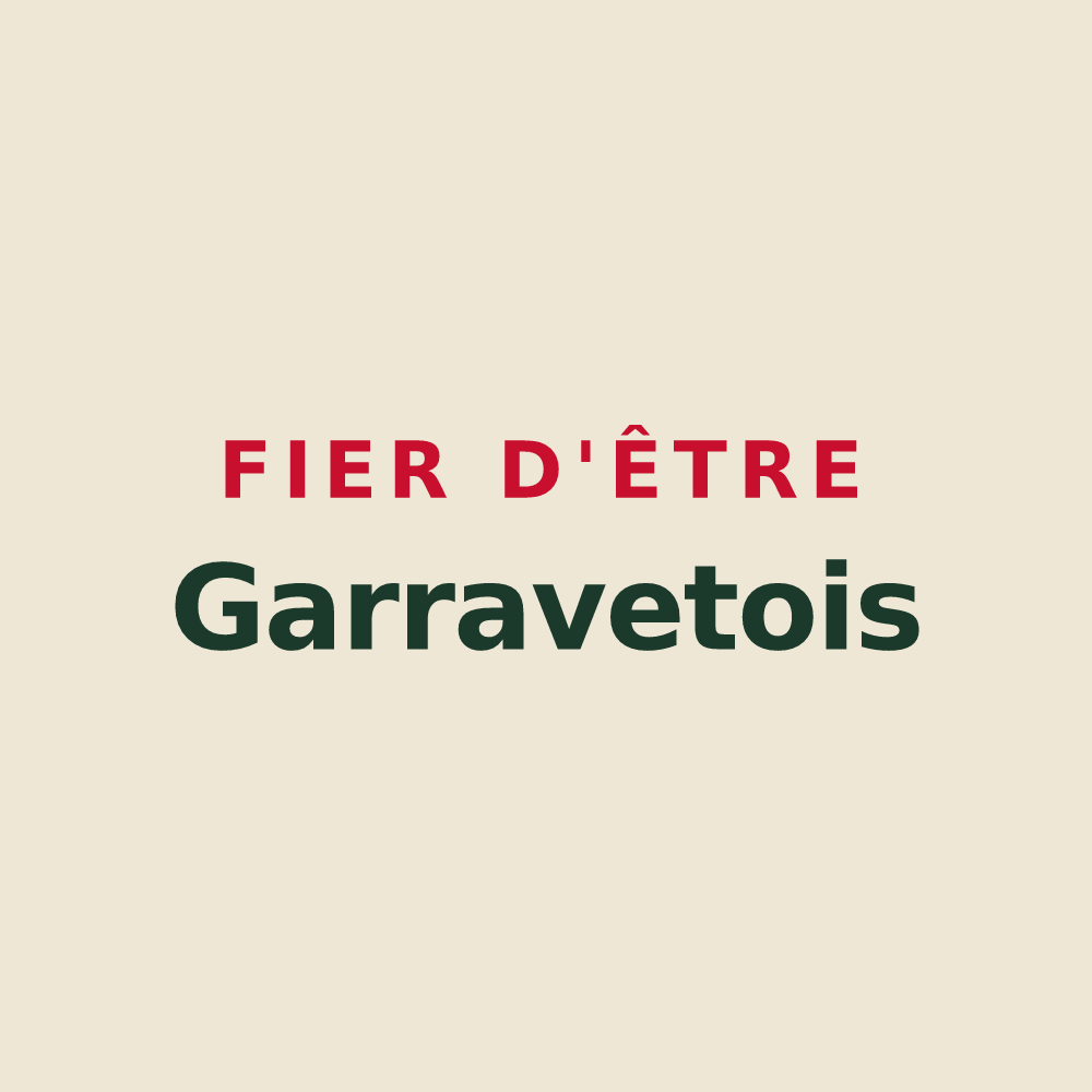 Tote bag « Fier d'être Garravetois » — design pour Garravet