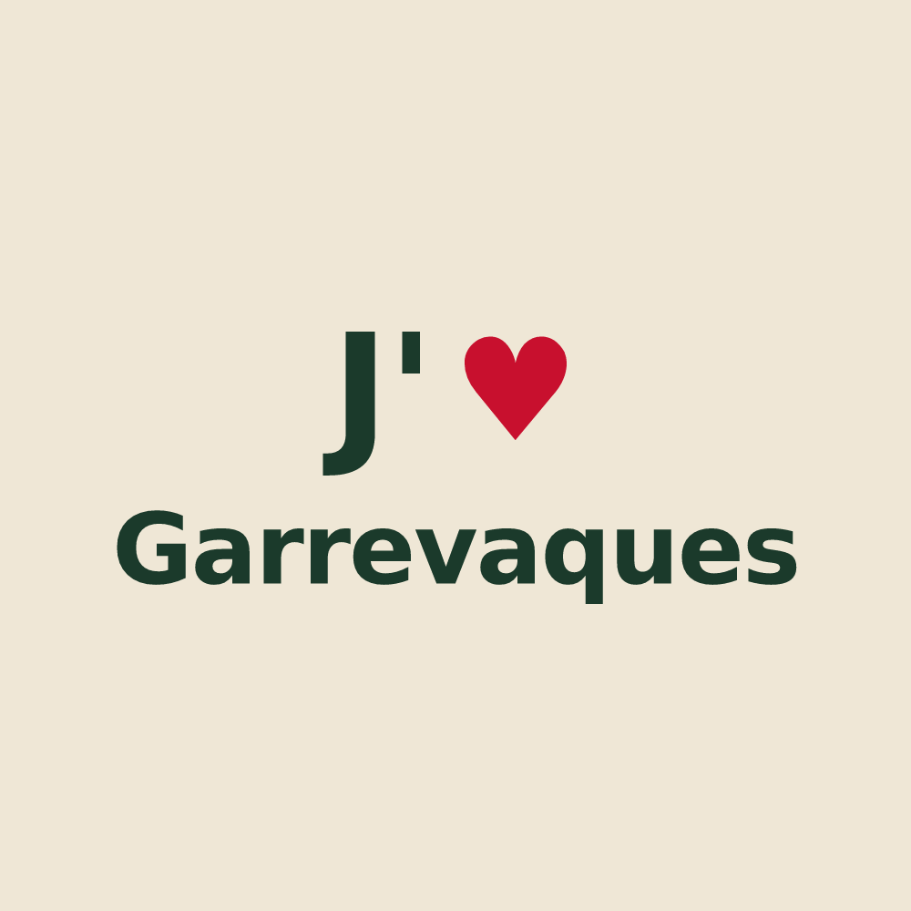 Tote bag personnalisé Garrevaques — design J'aime Garrevaques