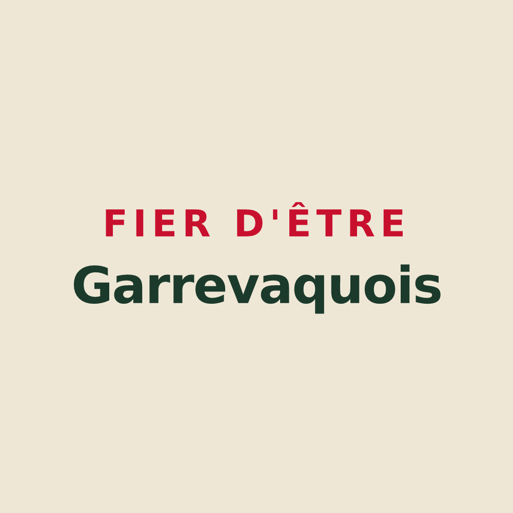 Tote bag « Fier d'être Garrevaquois » — design pour Garrevaques