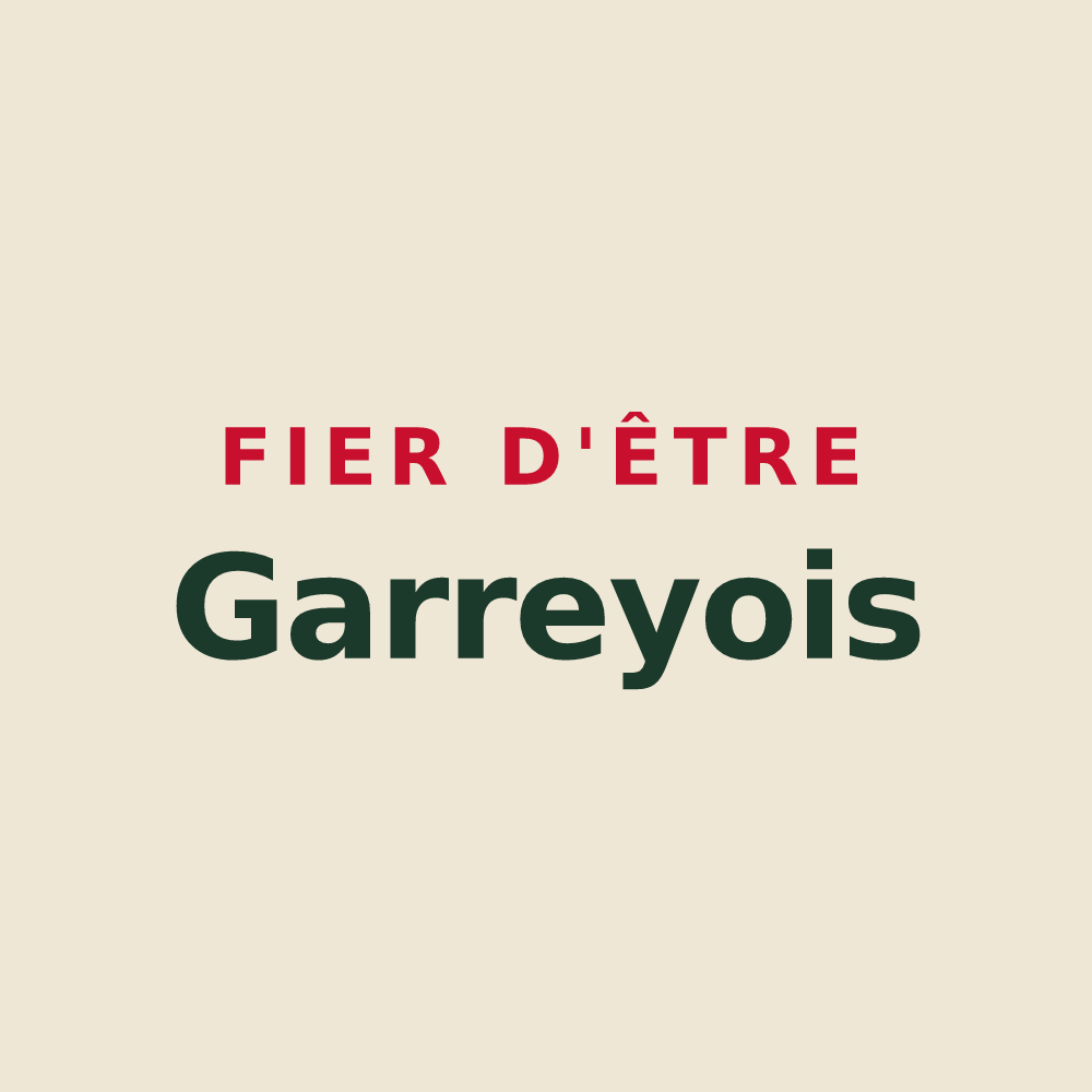 Tote bag « Fier d'être Garreyois » — design pour Garrey