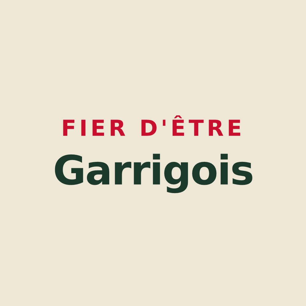 Tote bag « Fier d'être Garrigois » — design pour Garrigues