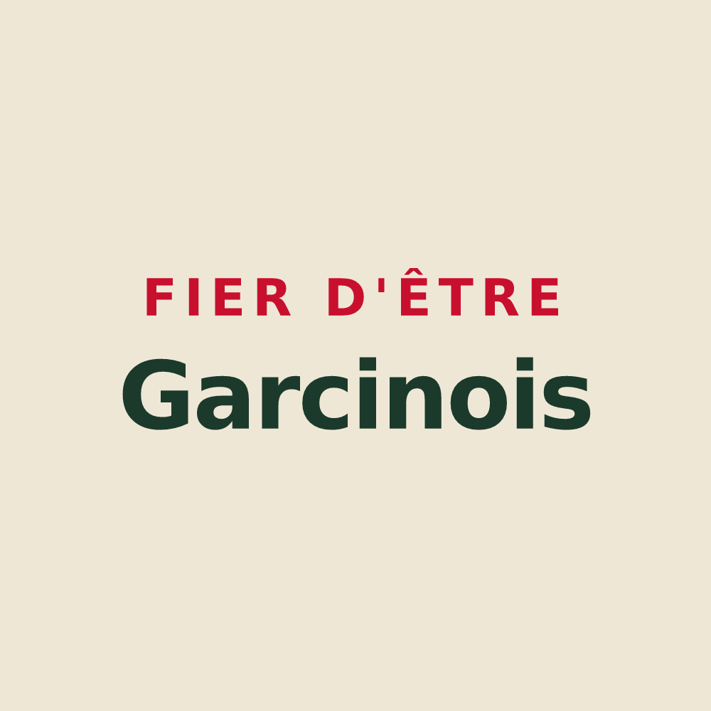 Tote bag « Fier d'être Garcinois » — design pour Gars