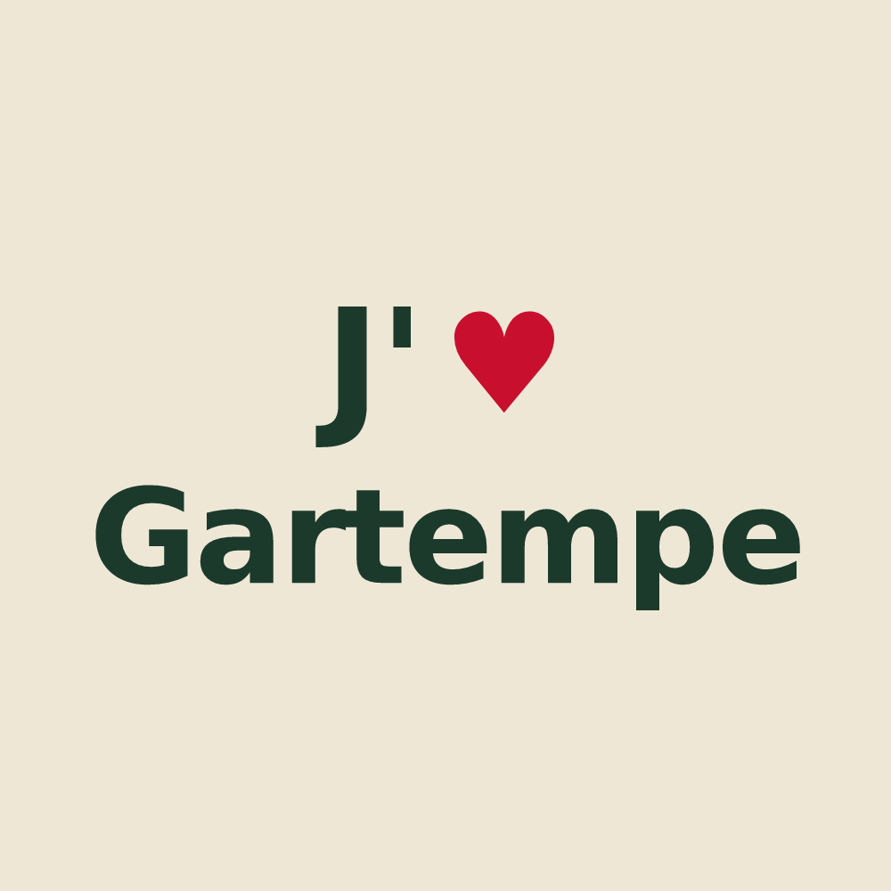 Tote bag personnalisé Gartempe — design J'aime Gartempe