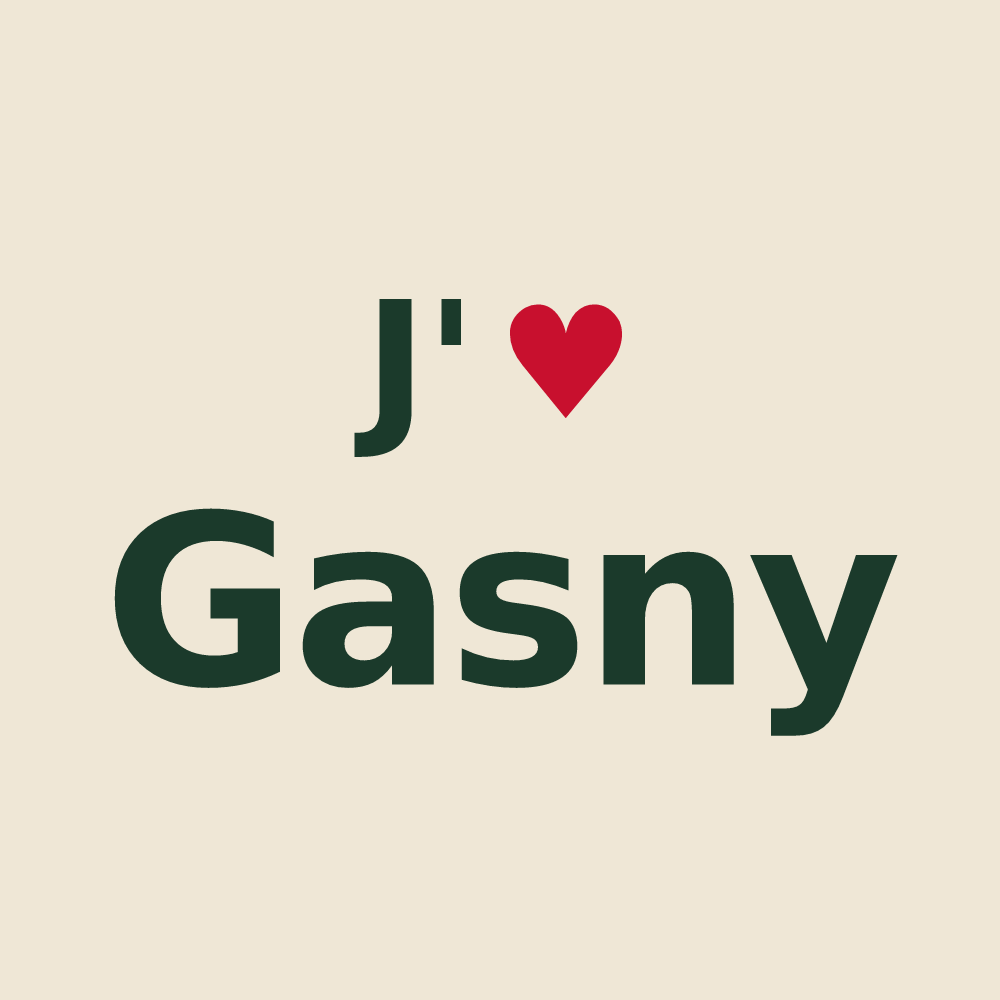 Tote bag personnalisé Gasny — design J'aime Gasny