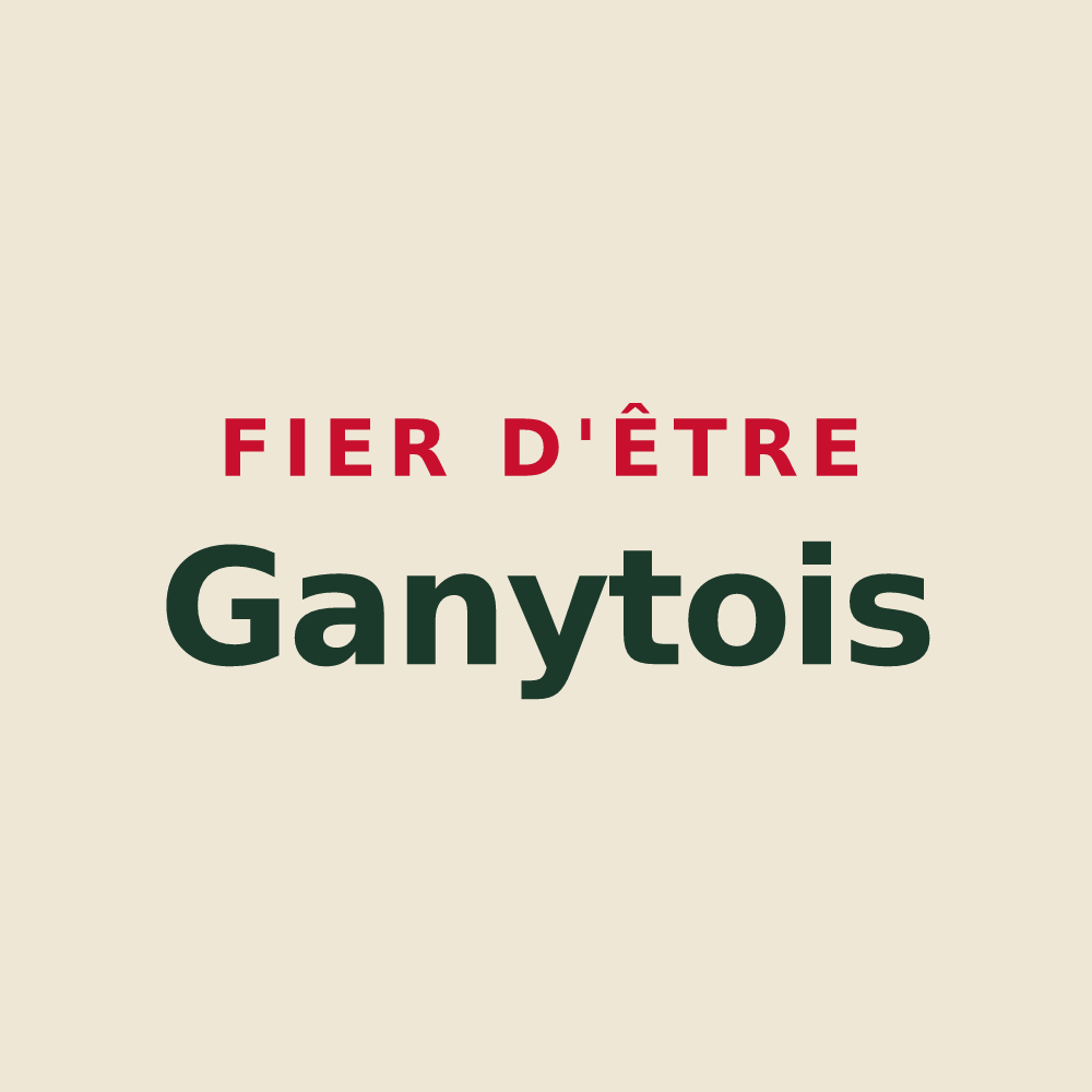 Tote bag « Fier d'être Ganytois » — design pour Gasny
