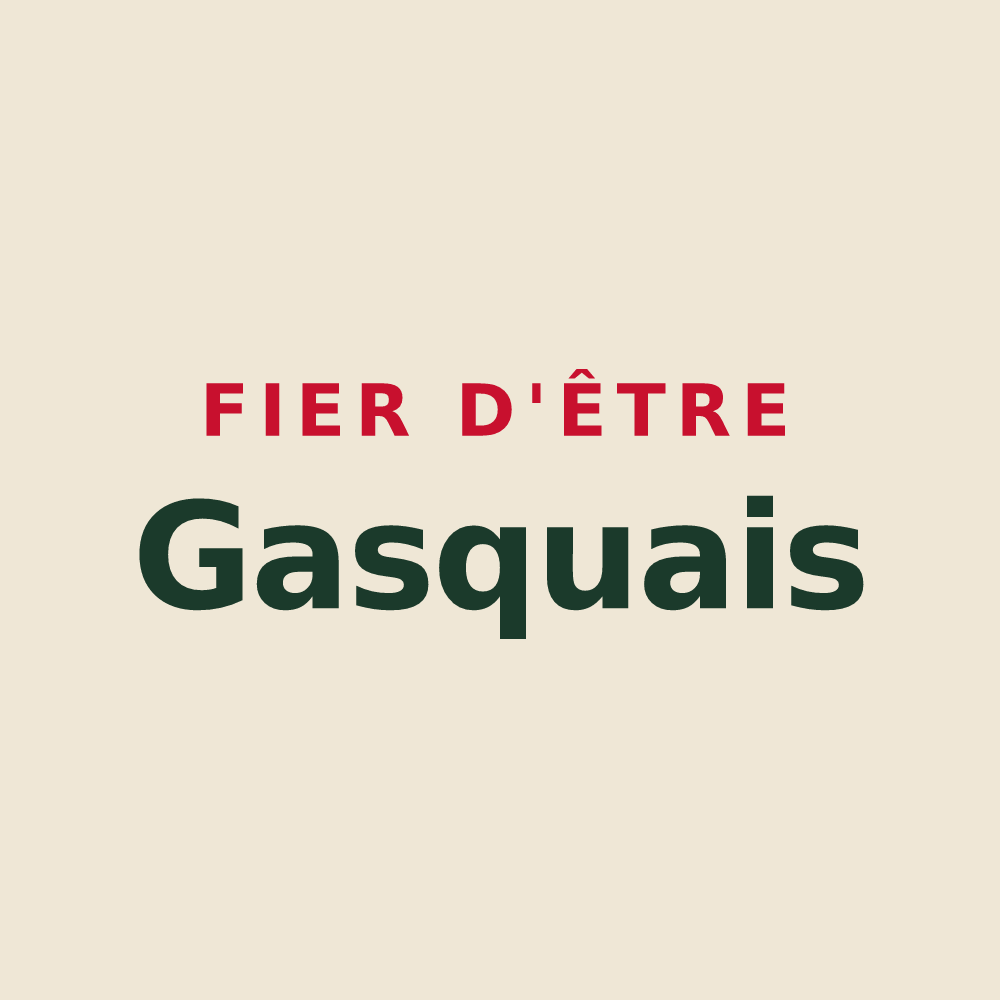 Tote bag « Fier d'être Gasquais » — design pour Gasques