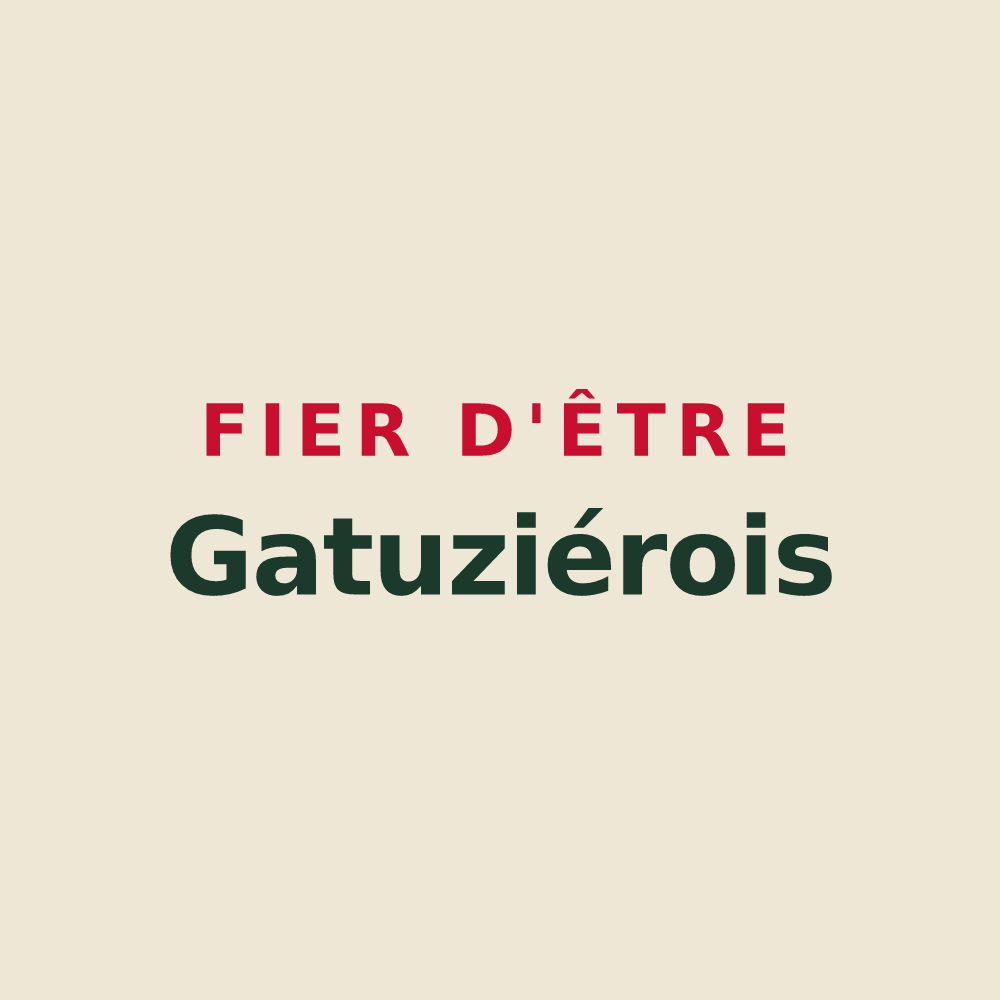 Tote bag « Fier d'être Gatuziérois » — design pour Gatuzières