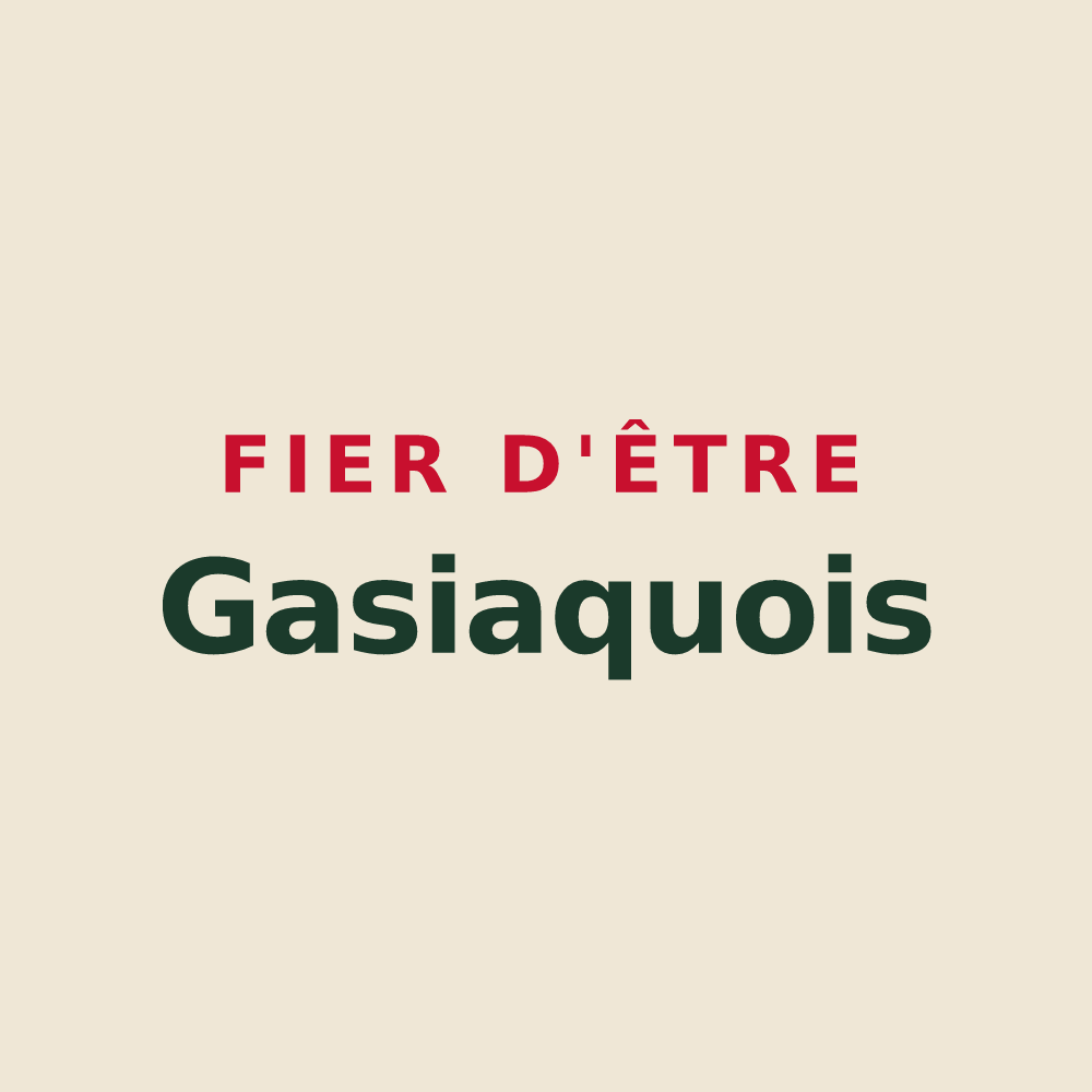 Tote bag « Fier d'être Gasiaquois » — design pour Gauchy