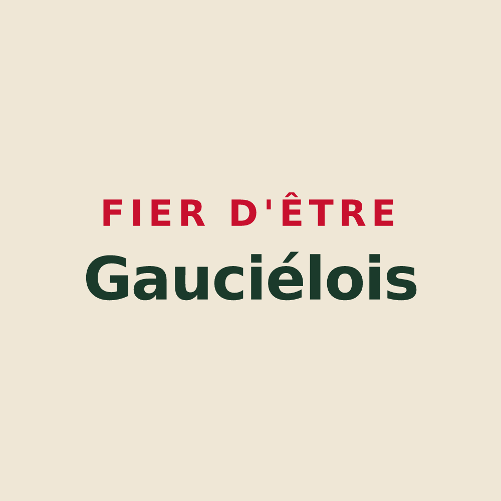 Tote bag « Fier d'être Gauciélois » — design pour Gauciel