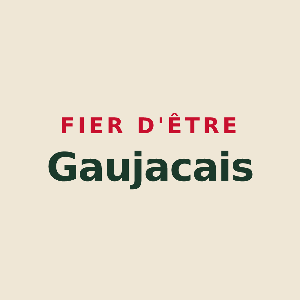 Tote bag « Fier d'être Gaujacais » — design pour Gaujac
