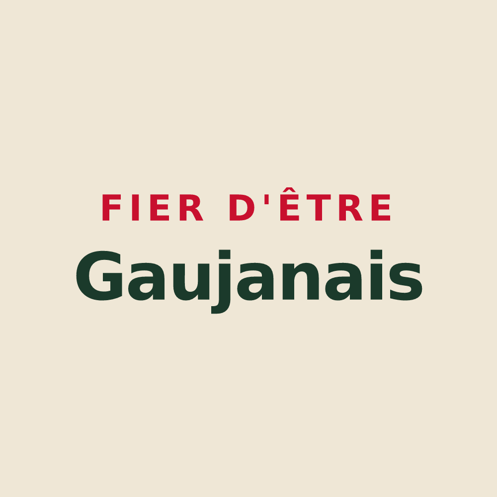 Tote bag « Fier d'être Gaujanais » — design pour Gaujan