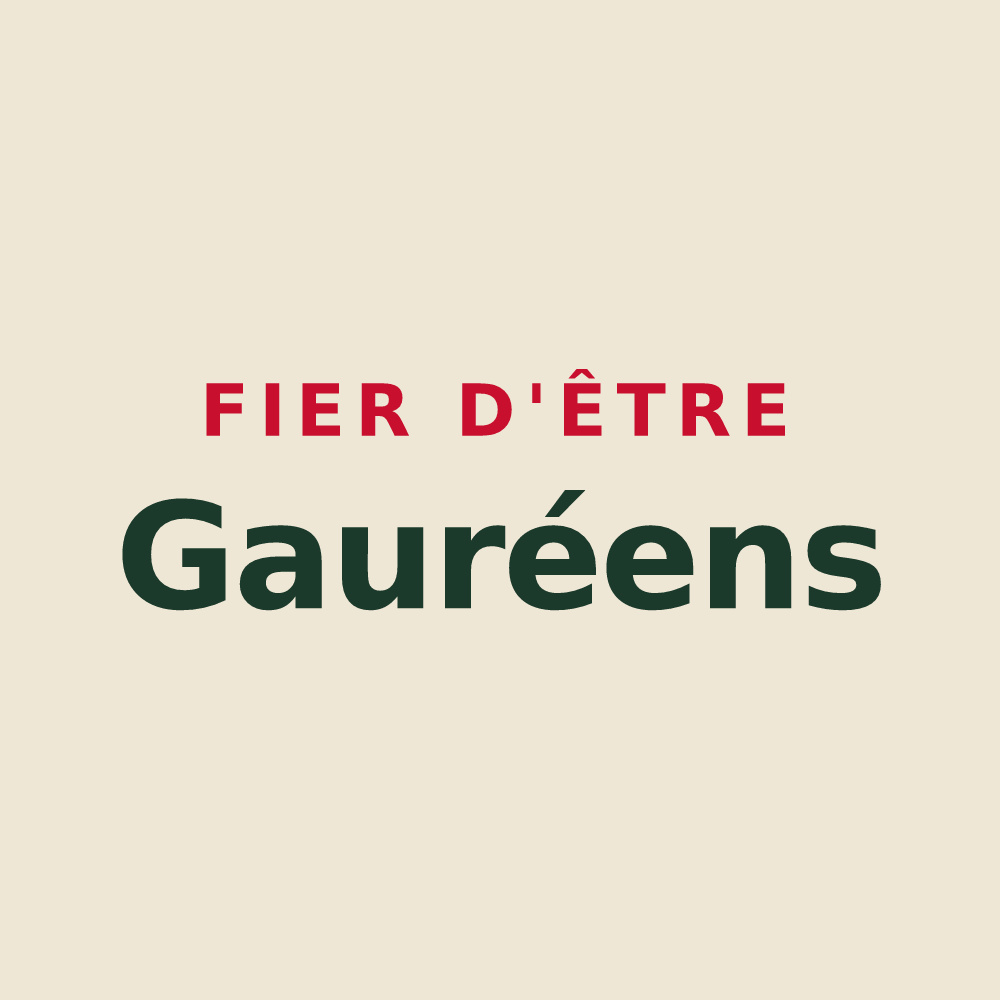 Tote bag « Fier d'être Gauréens » — design pour Gauré