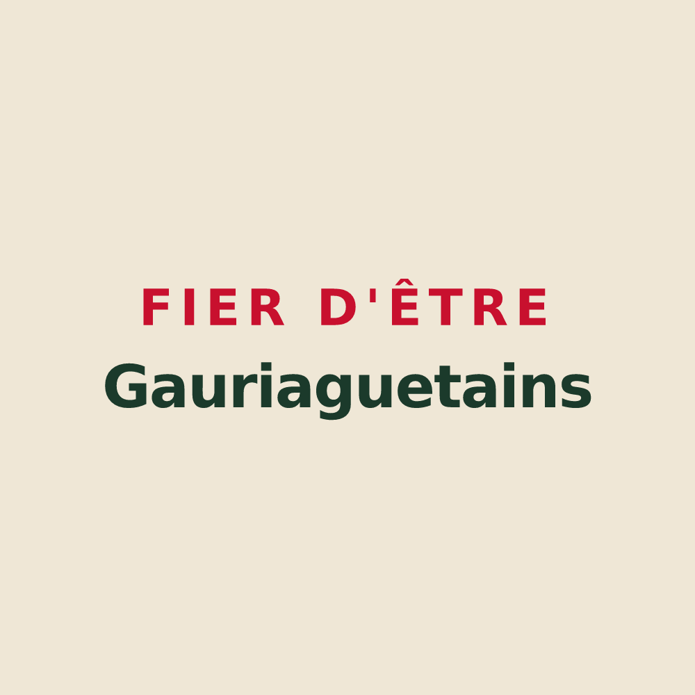Tote bag « Fier d'être Gauriaguetains » — design pour Gauriaguet