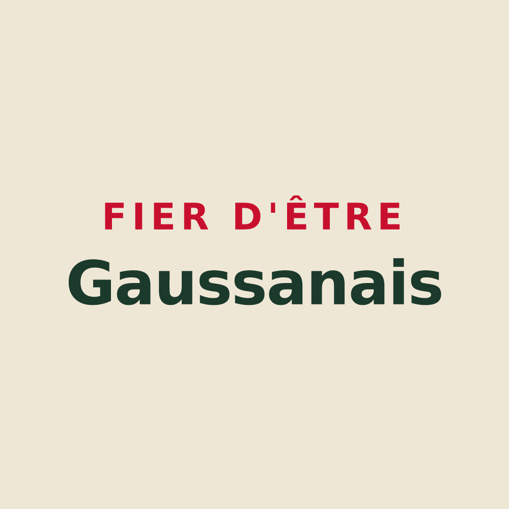 Tote bag « Fier d'être Gaussanais » — design pour Gaussan