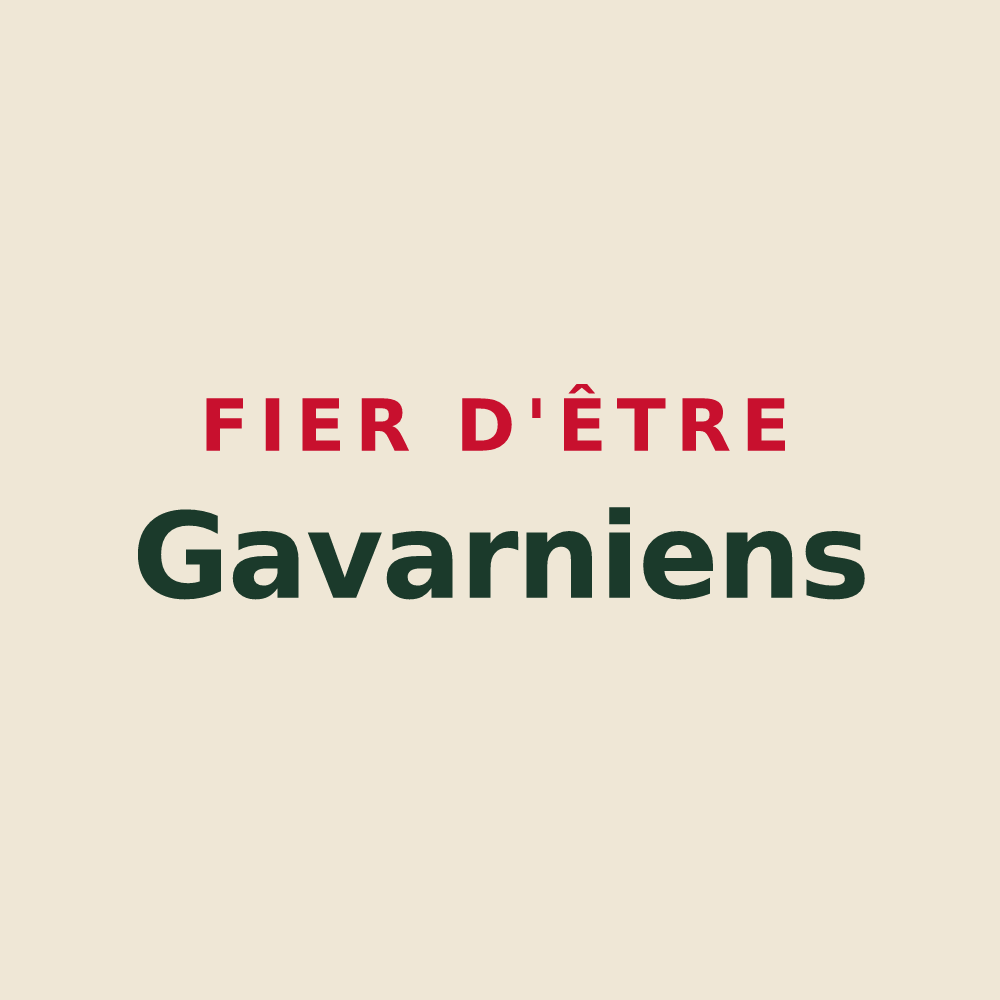 Tote bag « Fier d'être Gavarniens » — design pour Gavarnie-Gèdre