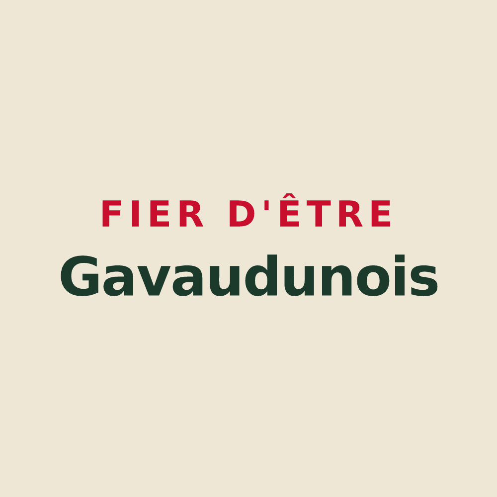 Tote bag « Fier d'être Gavaudunois » — design pour Gavaudun