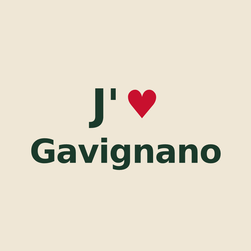Tote bag personnalisé Gavignano — design J'aime Gavignano