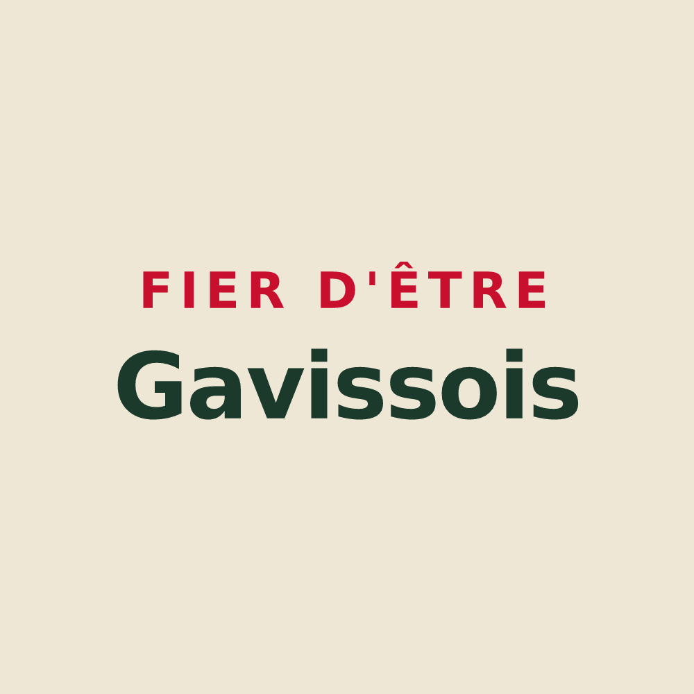 Tote bag « Fier d'être Gavissois » — design pour Gavisse