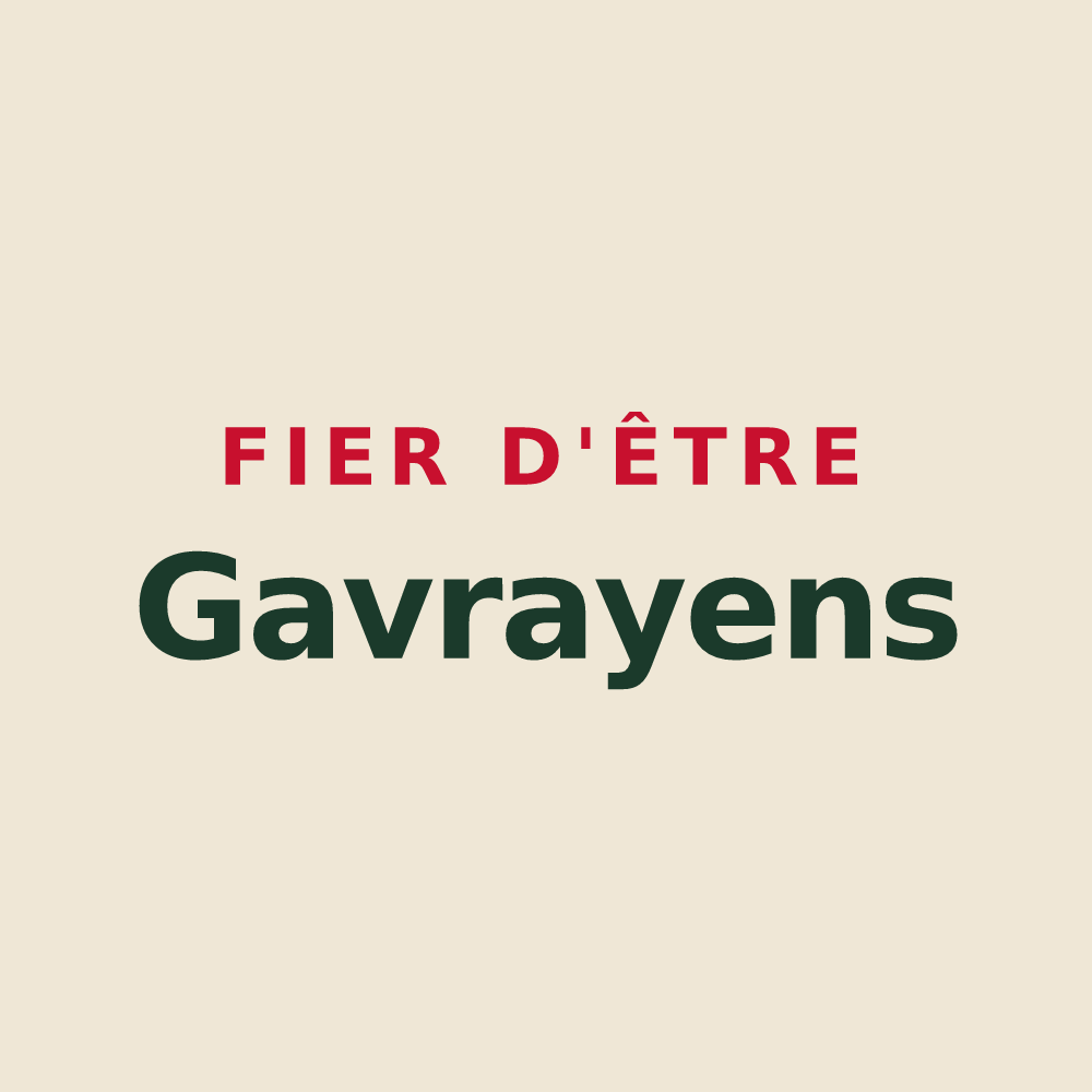 Tote bag « Fier d'être Gavrayens » — design pour Gavray-sur-Sienne
