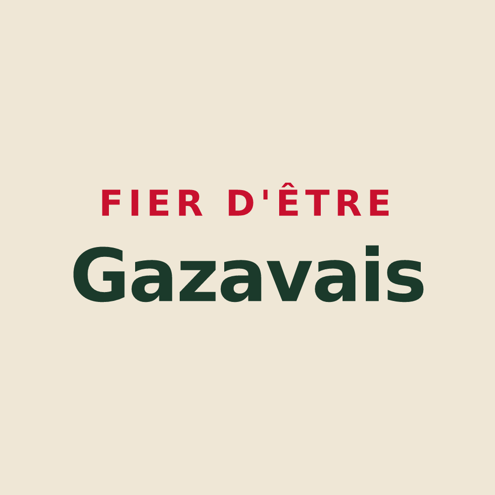 Tote bag « Fier d'être Gazavais » — design pour Gazave