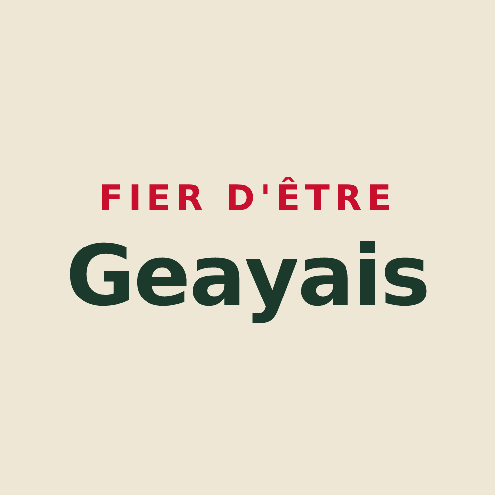Tote bag « Fier d'être Geayais » — design pour Geay