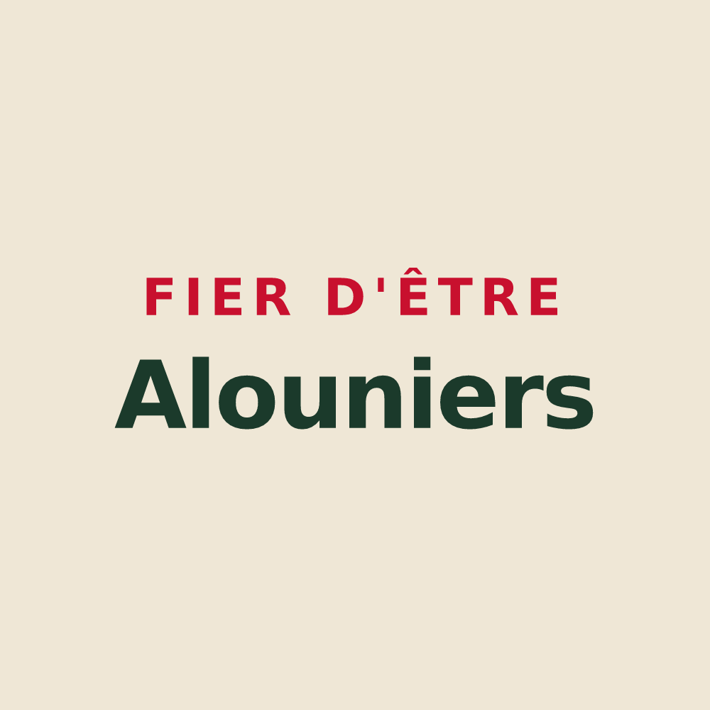 Tote bag « Fier d'être Alouniers » — design pour Gellin