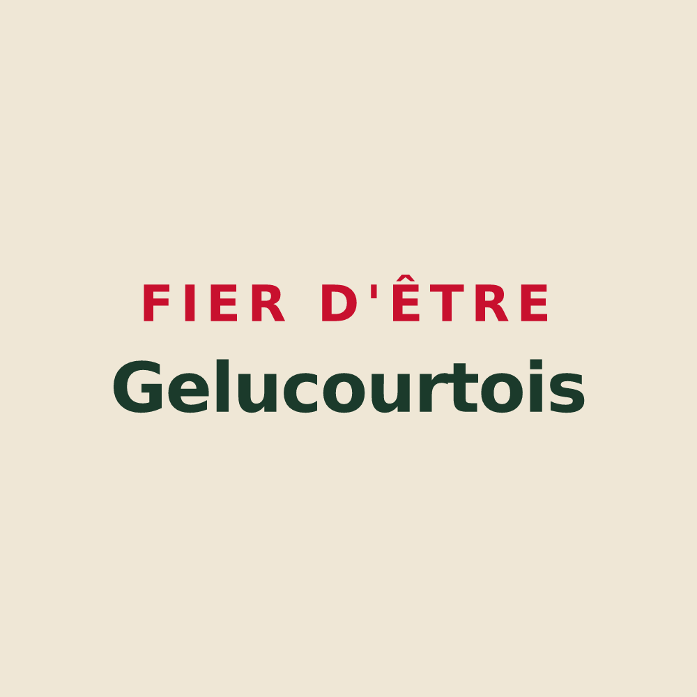 Tote bag « Fier d'être Gelucourtois » — design pour Gelucourt