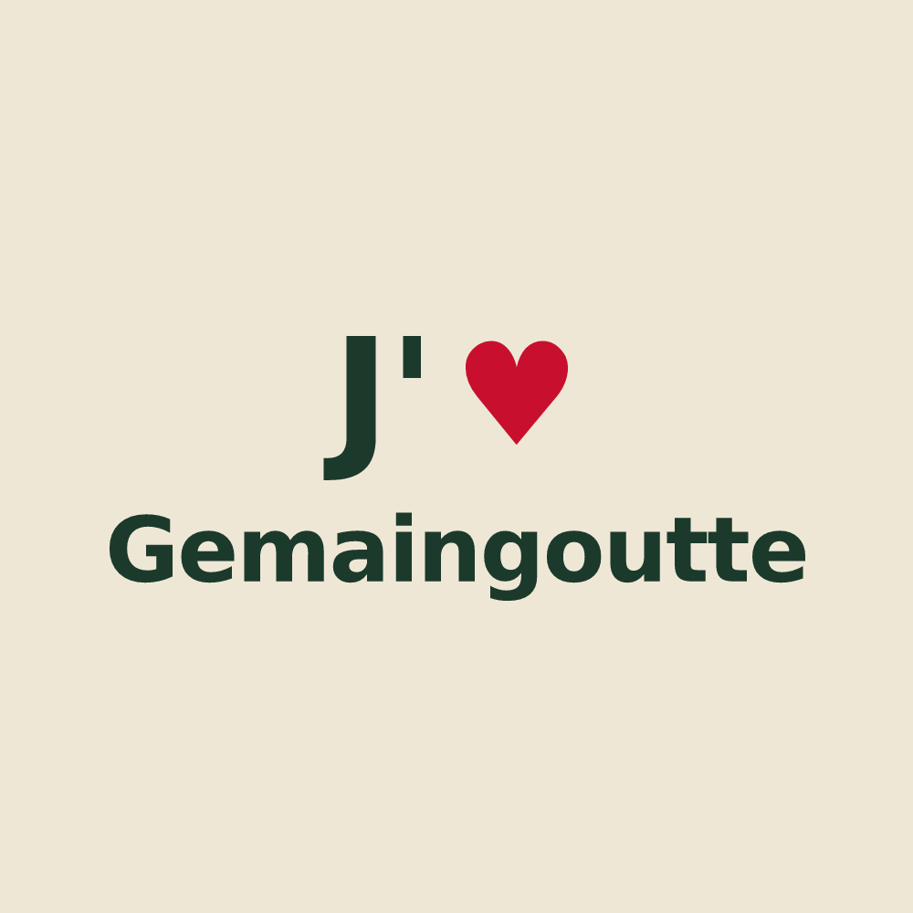 Tote bag personnalisé Gemaingoutte — design J'aime Gemaingoutte