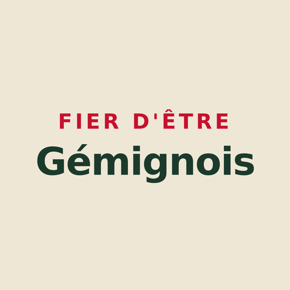 Tote bag « Fier d'être Gémignois » — design pour Gémigny