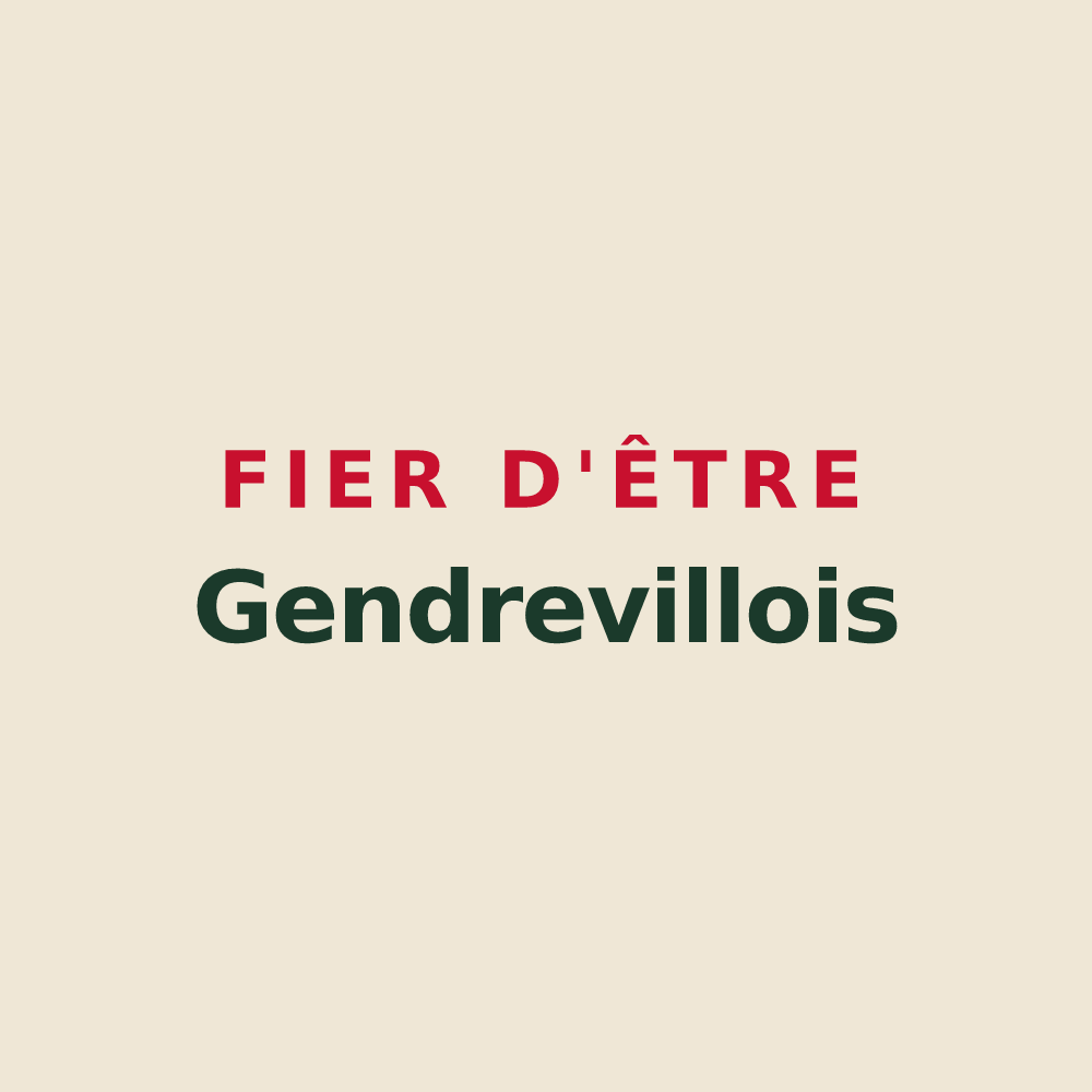 Tote bag « Fier d'être Gendrevillois » — design pour Gendreville