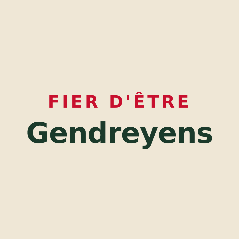 Tote bag « Fier d'être Gendreyens » — design pour Gendrey