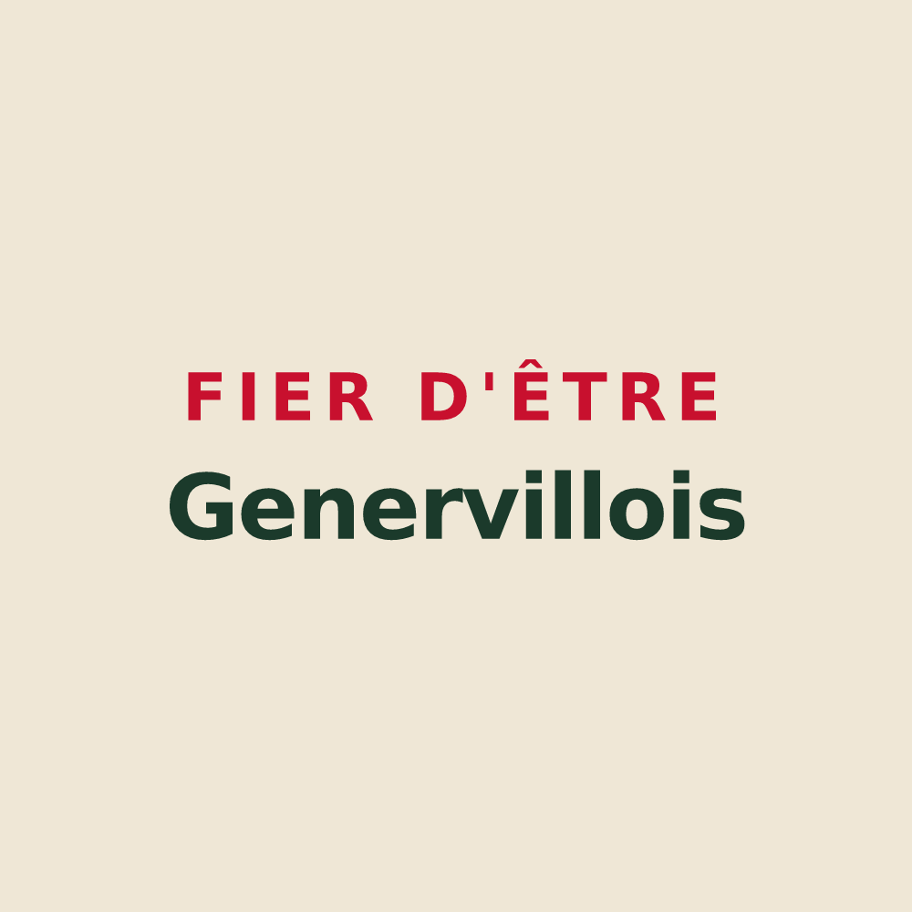 Tote bag « Fier d'être Genervillois » — design pour Generville