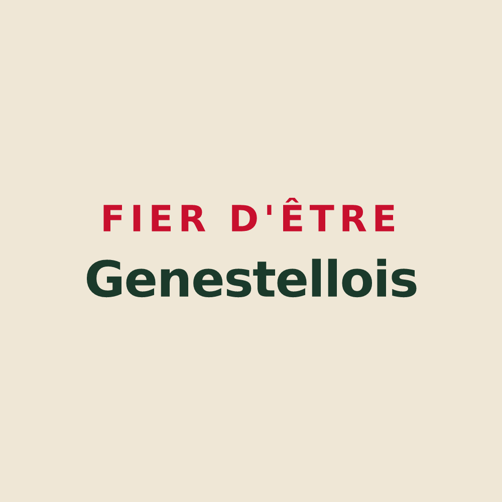 Tote bag « Fier d'être Genestellois » — design pour Genestelle