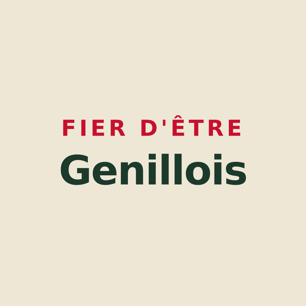 Tote bag « Fier d'être Genillois » — design pour Genillé