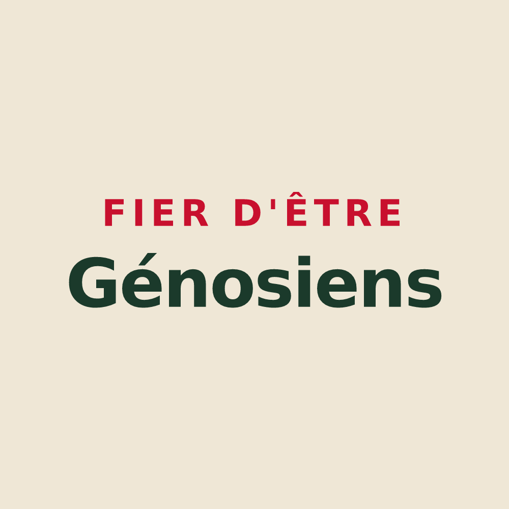 Tote bag « Fier d'être Génosiens » — design pour Génos